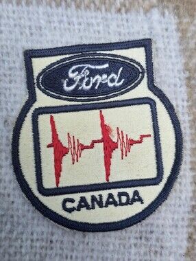 Ford Patch in Navy, Cream & Red